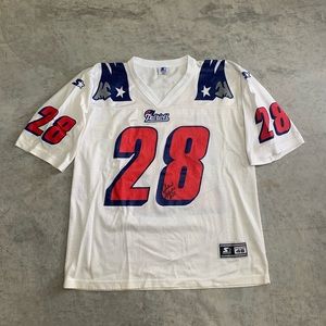 Vintage 90s Patriots Curtis Martin Signed Jersey